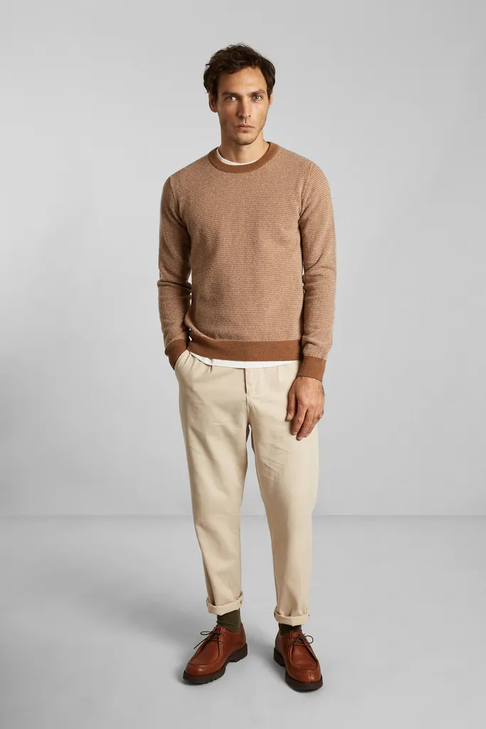 Pull jacquard en laine recyclée L'Exception Paris