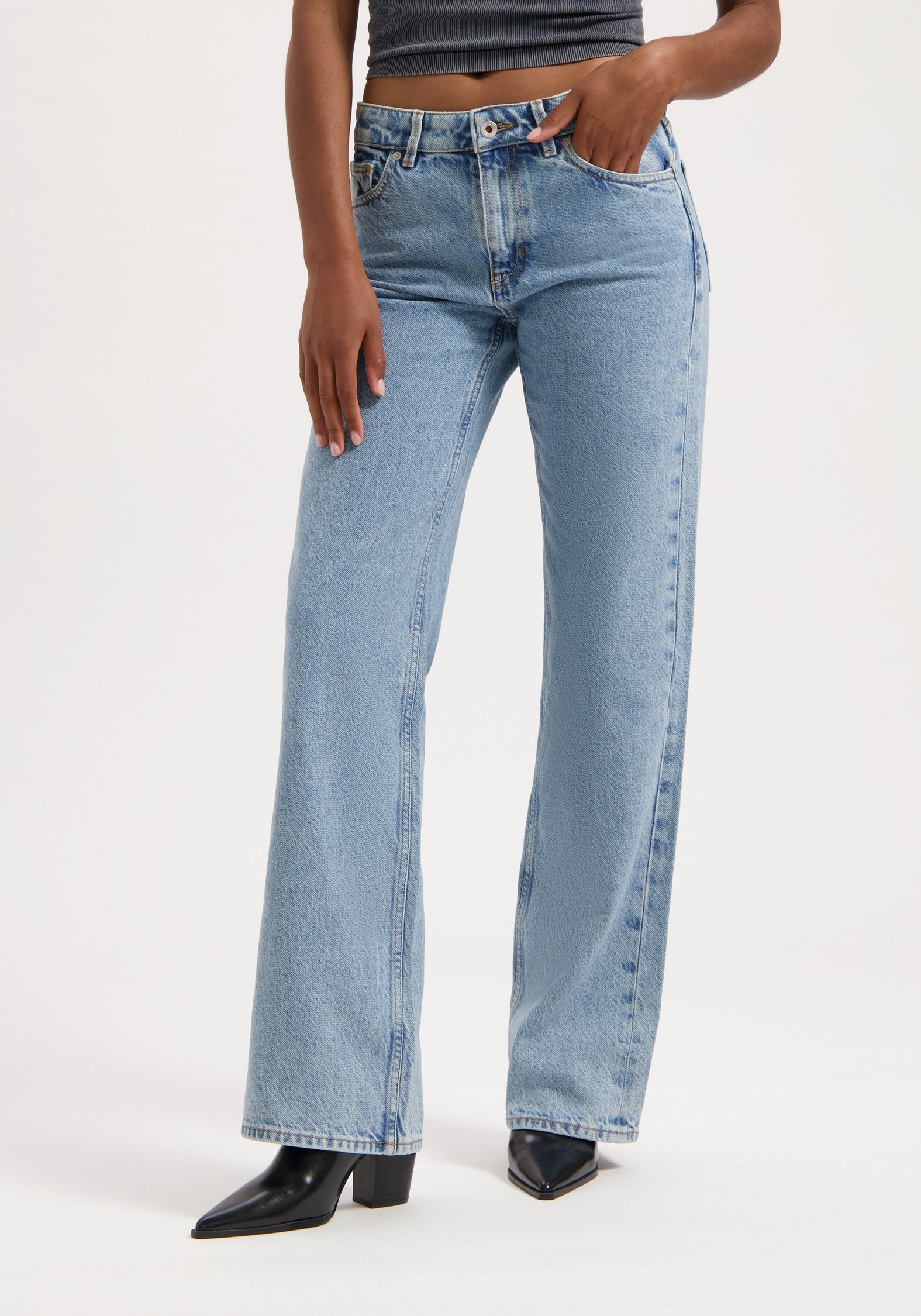 Kuyichi Damen-Jeans Lena Loose Heritage Blue