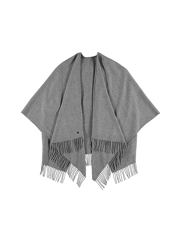 FRAAS Poncho - Cape RUANA grau