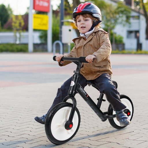 Bicicleta Homcom com rodinhas de apoio