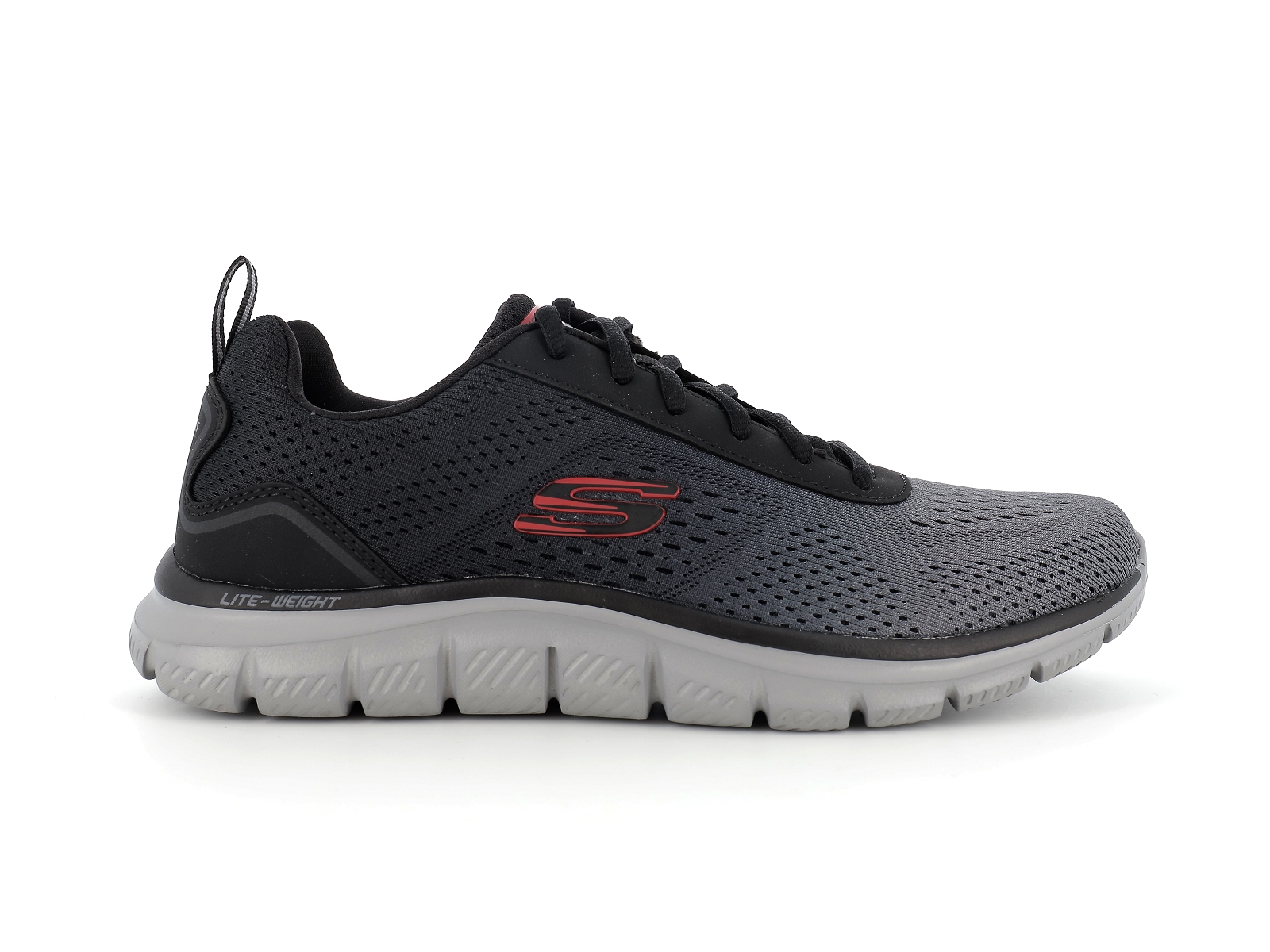 Skechers-TRACK RIPKENT Matières combinées Noir