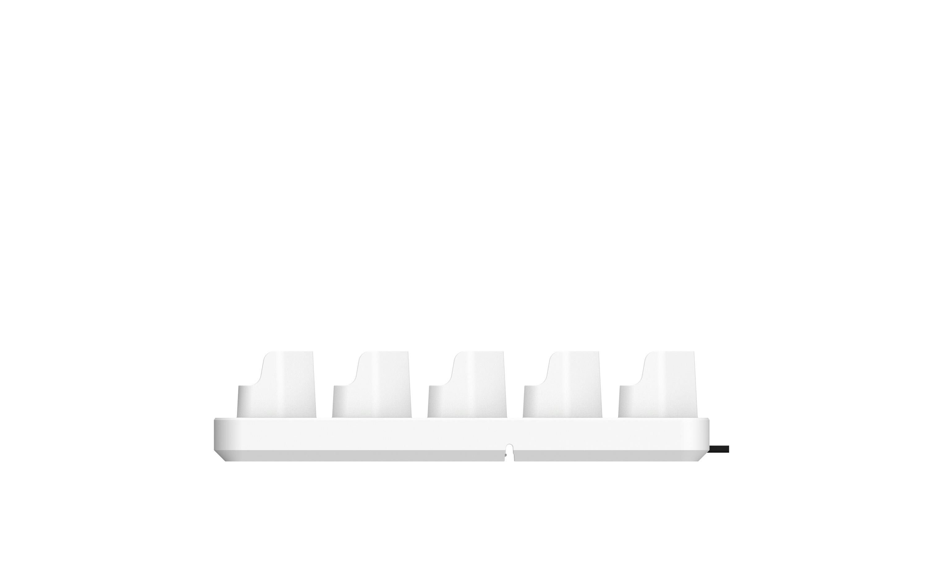 Ladestation Workflow 5 Slot Battery Charger Weiss<br>USB-Ladestation zum Laden von bis zu fünf Geräten