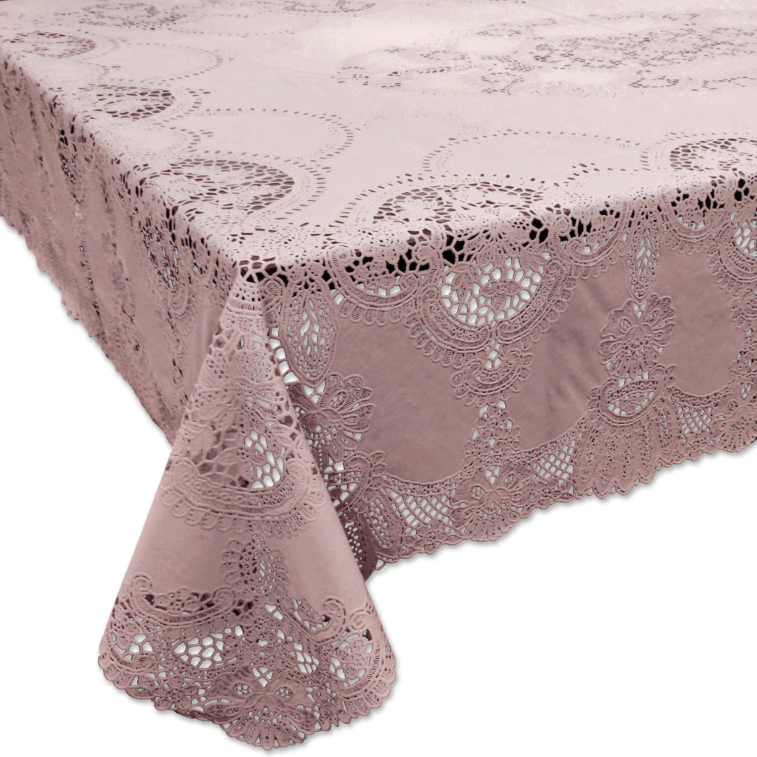 Unique Living tafelkleed Amira 152 x 228 cm oud roze