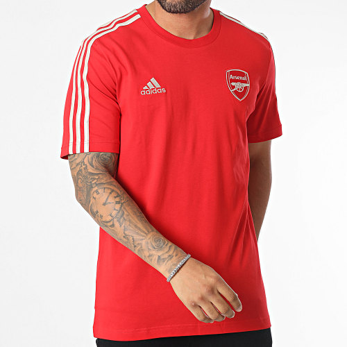 Tee Shirt A Bandes Arsenal FC DNA HZ2065 Rouge
