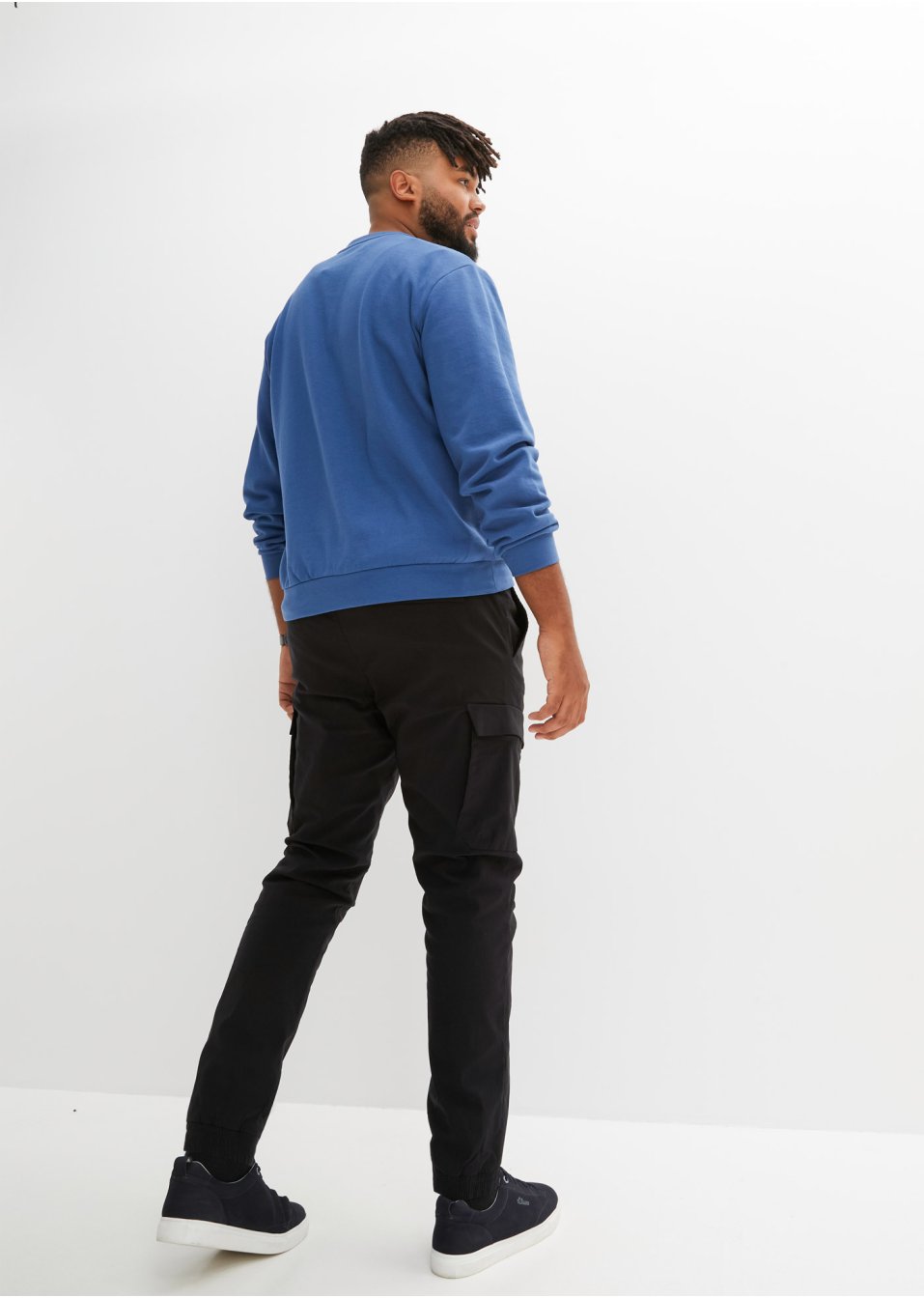 Pantalon thermo taille extensible Regular Fit avec poches cargo, Straight