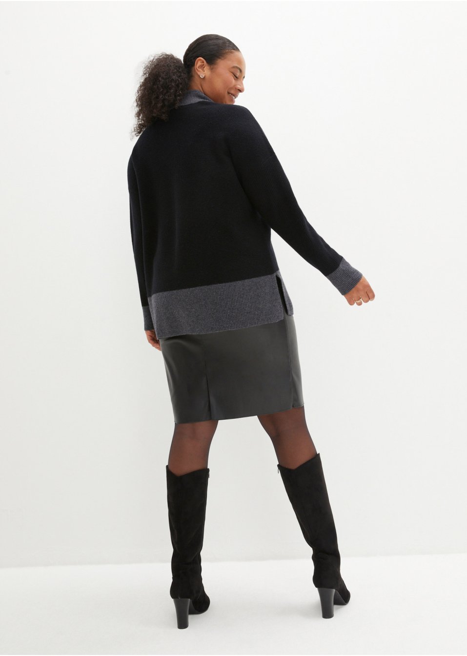 Pull en laine avec teneur en Good Cashmere Standard®