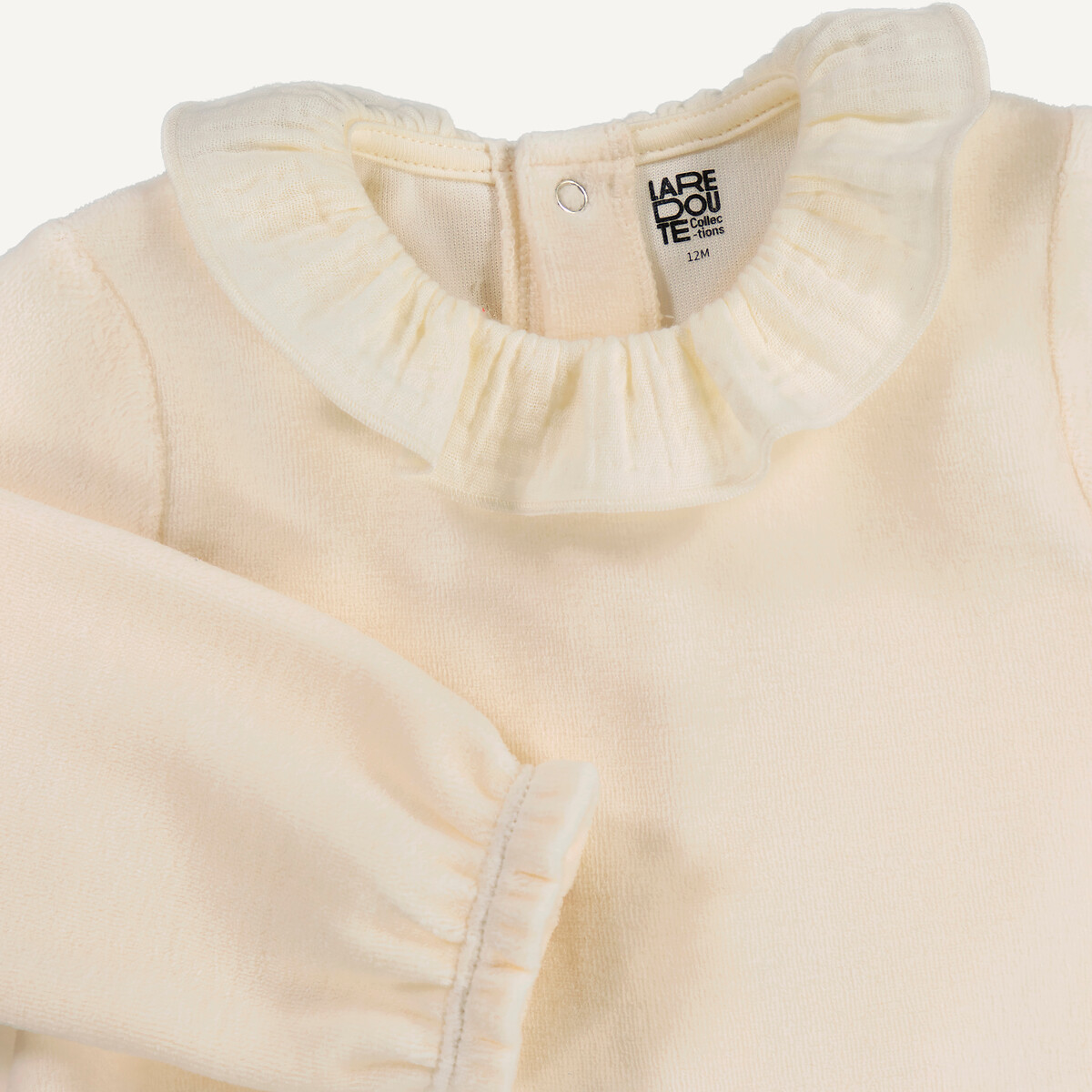 COLEÇÕES LA REDOUTE<br>Pijama de veludo de 1 peça