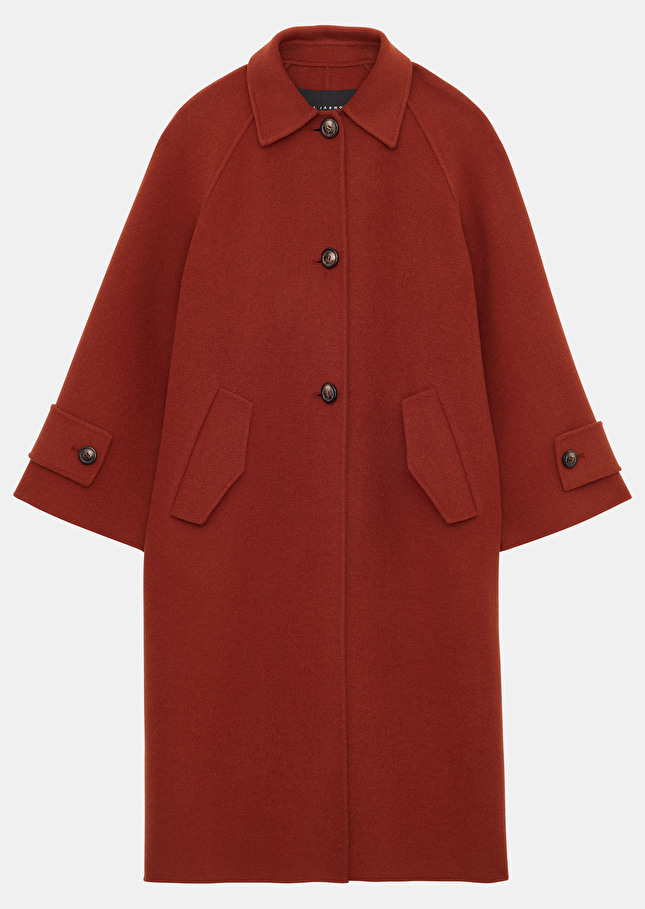 Manteau Maggymarron en laine double face