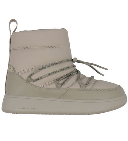 Woden Winterstiefel - Isa - Lace - Silberner Nerz