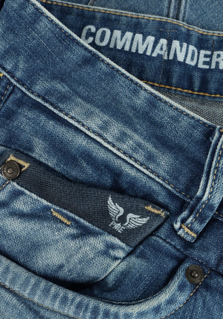 PME LEGEND blauwe pme legend slim fit jeans commander 3.0 fresh mid blue
