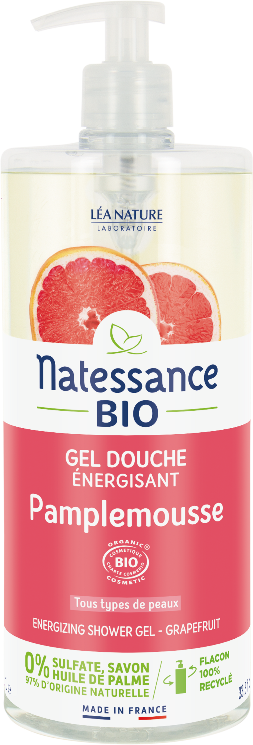 Natessance  Duschgel Grapefruit, 1 l