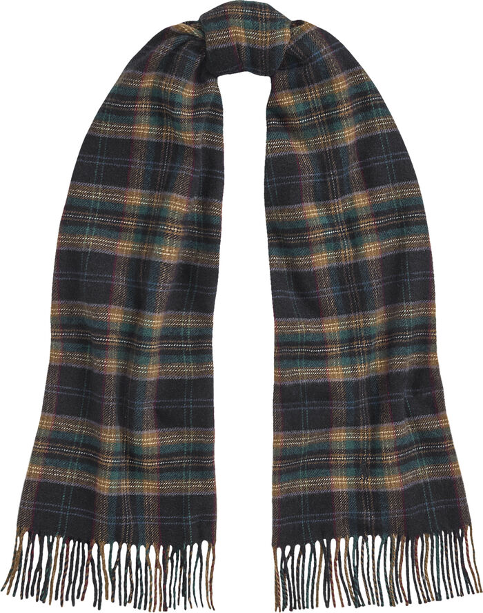 Polo Ralph Lauren WOOL BLEND-LUX PLAID SCARF Navy multi plaid