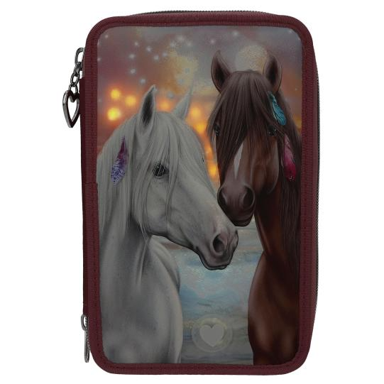 Miss Melody 3-vaks etui LED
