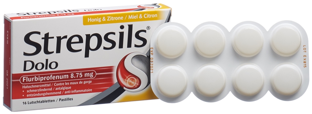 Strepsils Dolo Lutschtabl Blist 16 Stk