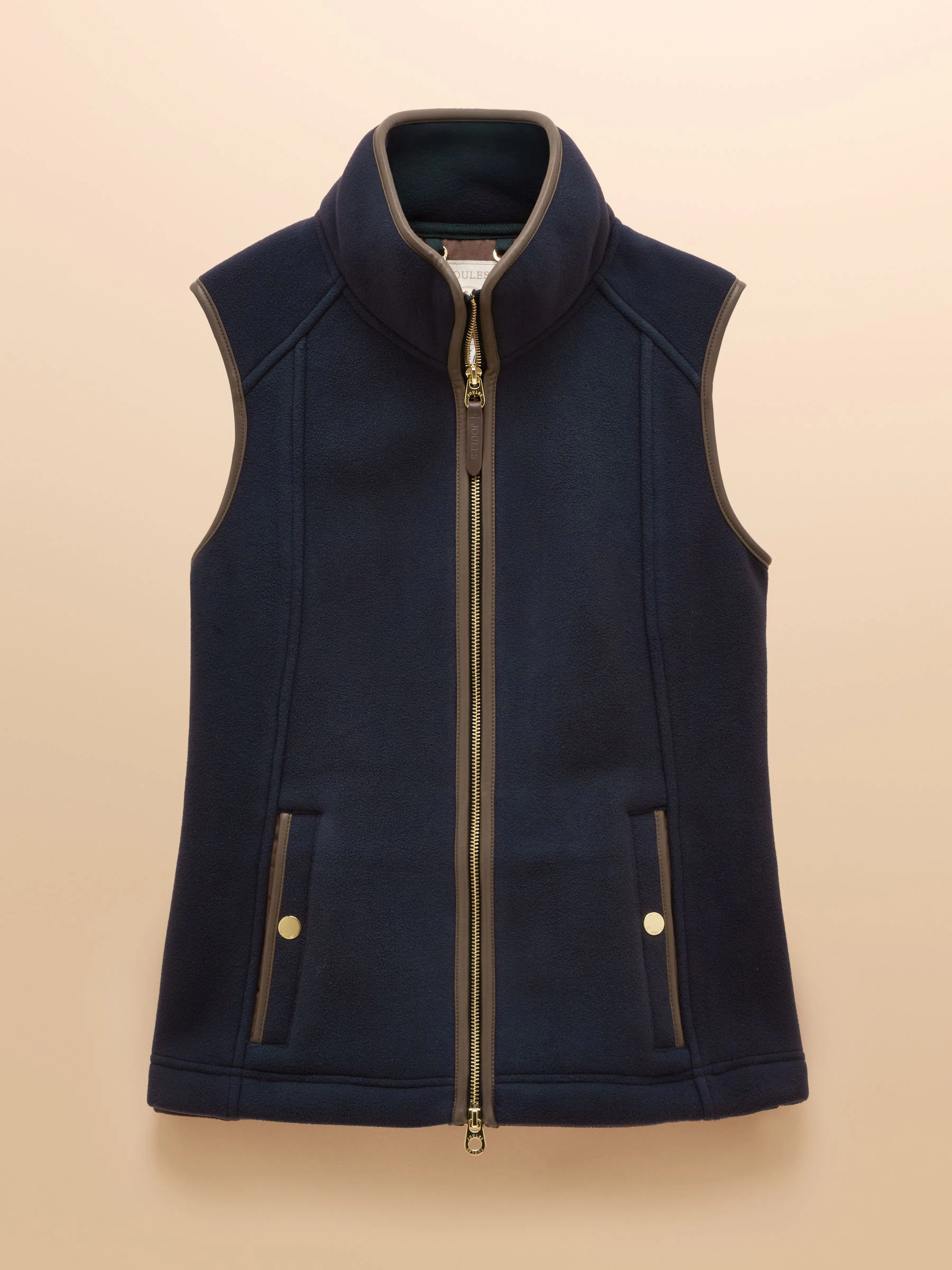 Donkerblauw - Joules Heritage fleece bodywarmer
