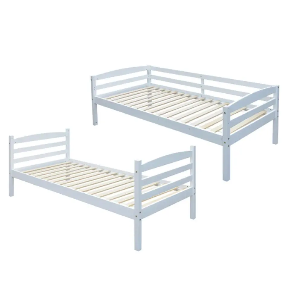 Rousseau Stapelbed Roy 90x200 - splitsbaar - wit grenen