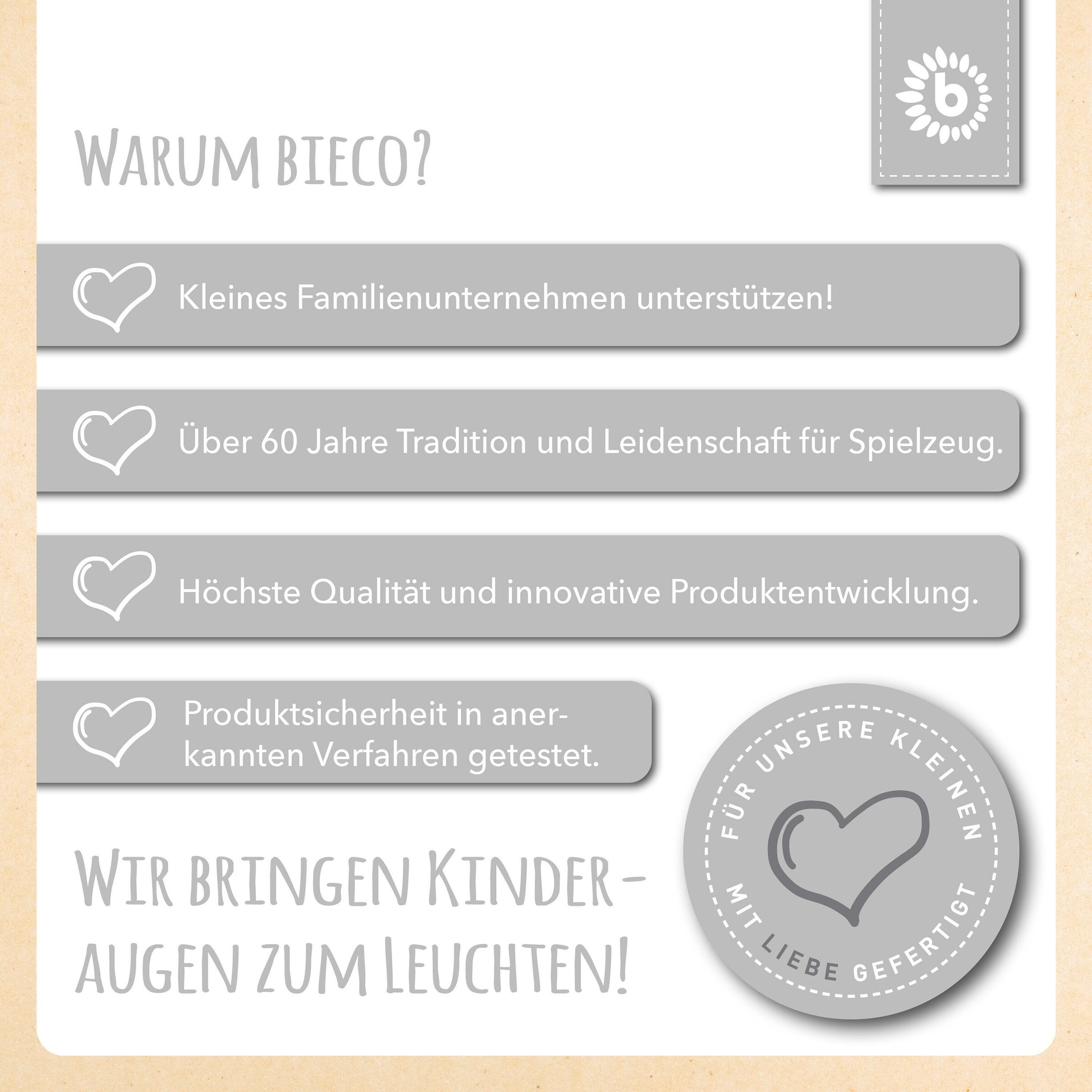 Bieco Kindertisch, Design: Eisgrau Grau
