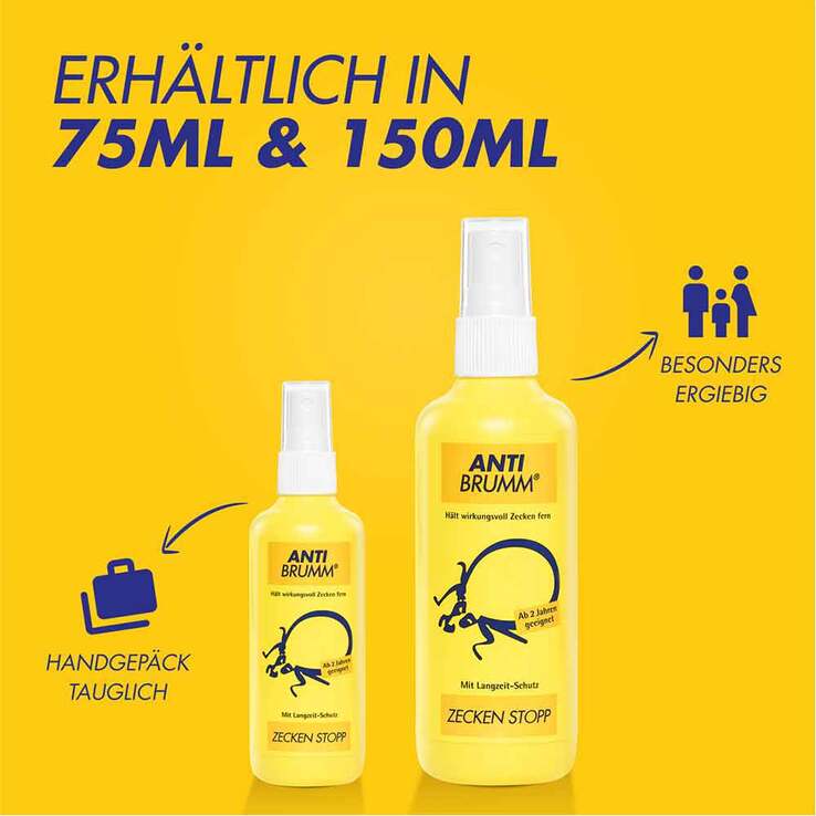 ANTI BRUMM Zecken Stopp Spray, 150 ml