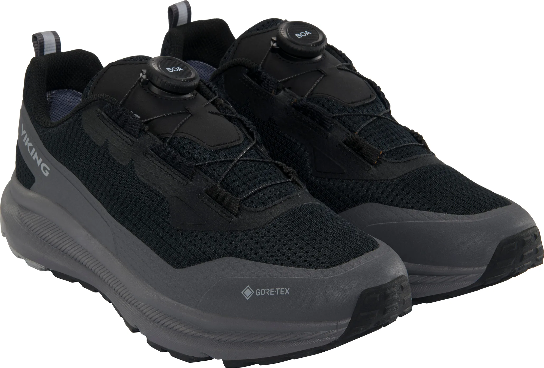 Viking Footwear Men's Motion Low Gore-Tex Boa Black/Charcoal