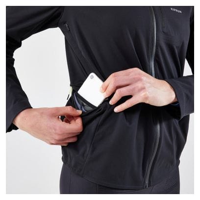 Veste Manches Longues Femme Kiprun Run 900 Warm Noir