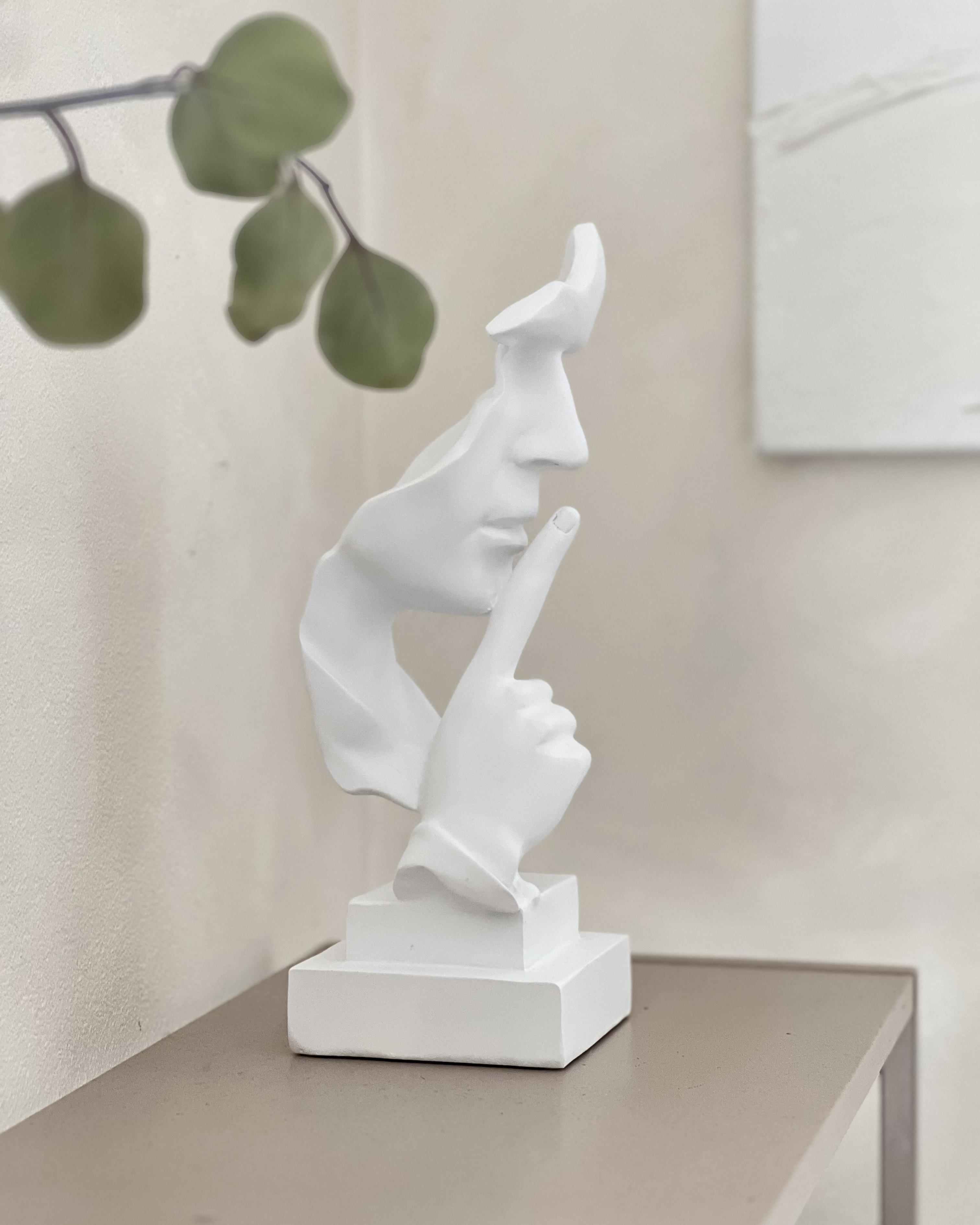 Figuur Gezicht RAAHE Wit