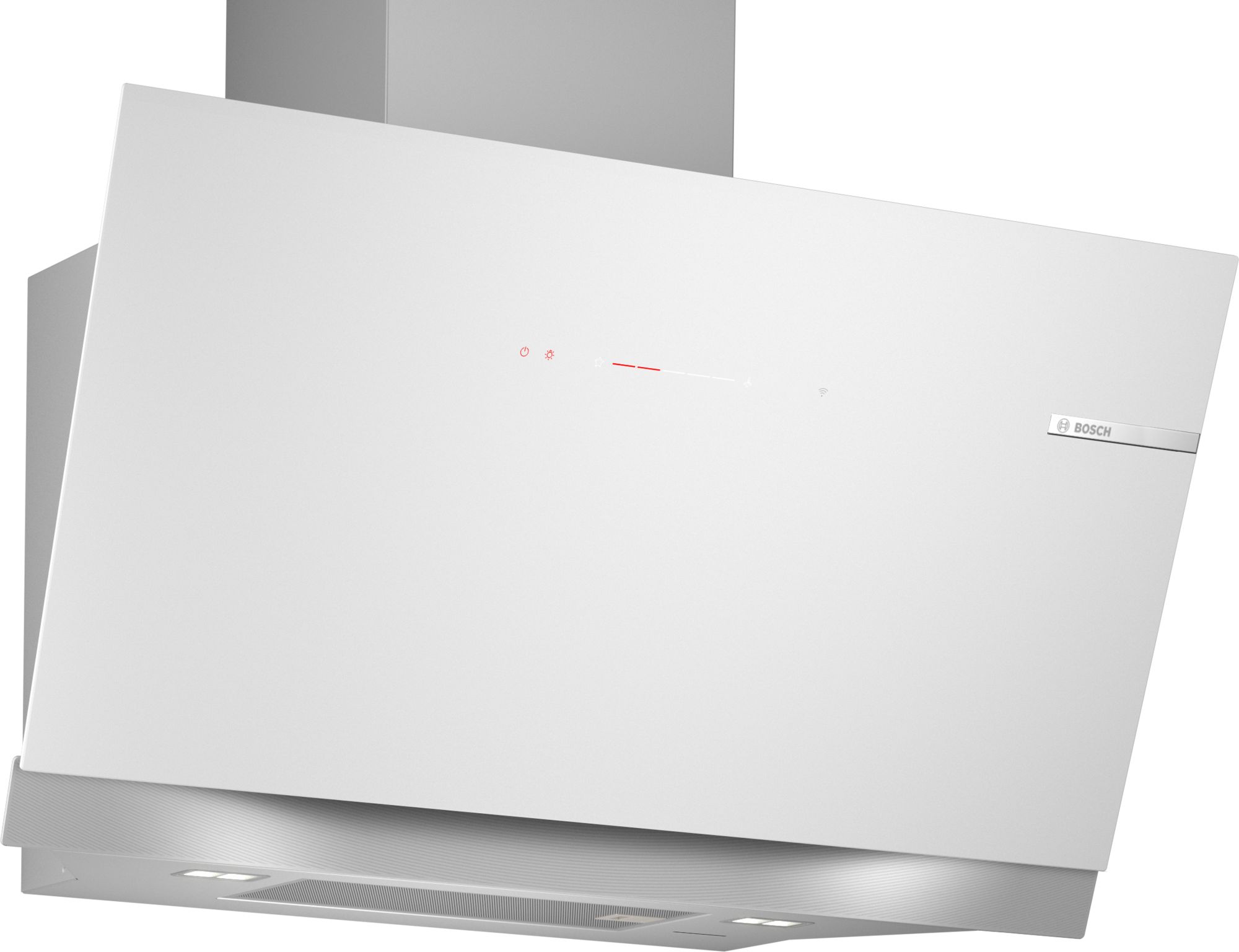 Coifa de parede decorativa Série 8, 90 cm, vidro branco, DWK91LT20