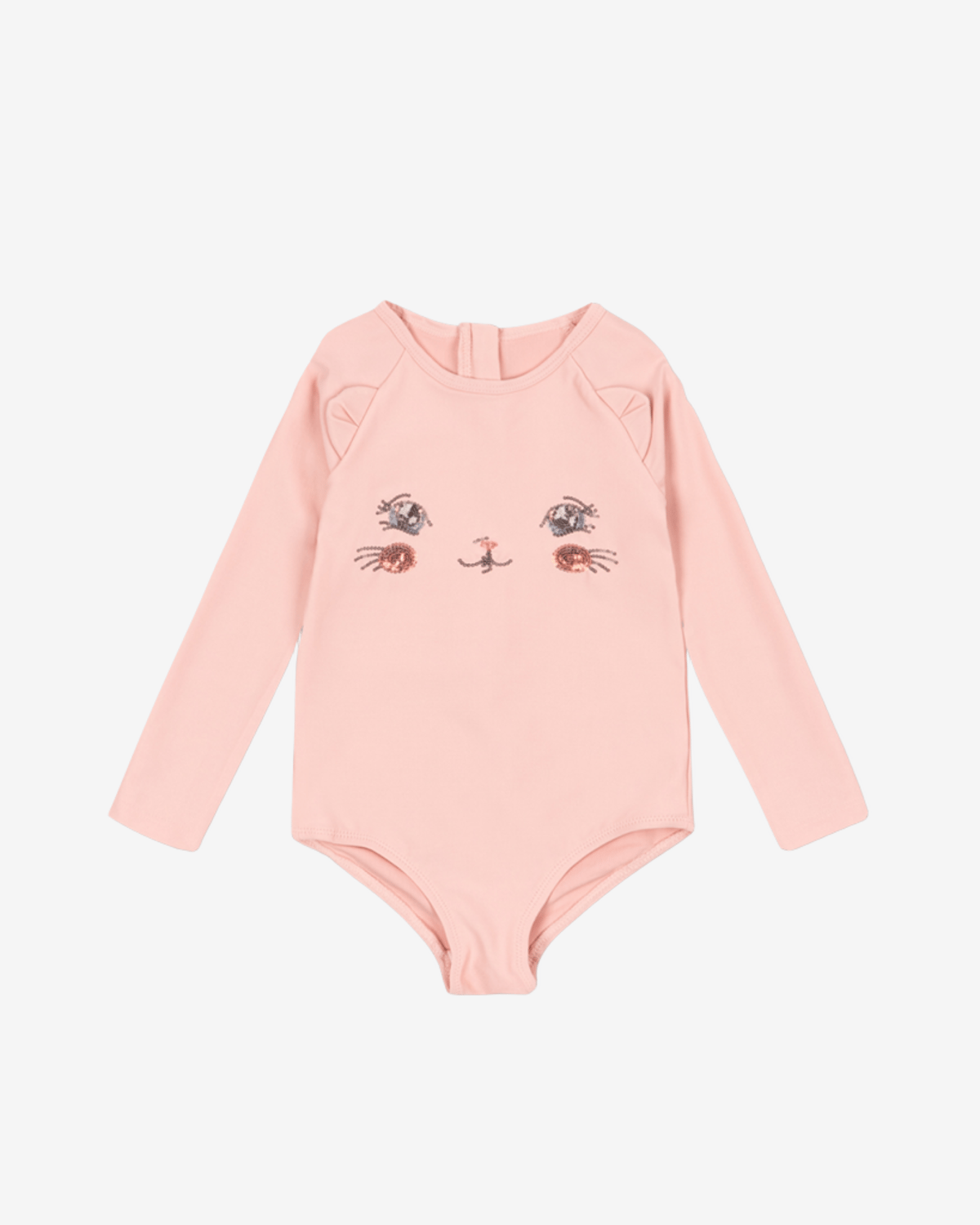Badedrakt Langermet m/ Glitrende Paljetter – UV 40+ | Kitty LS Swimsuit