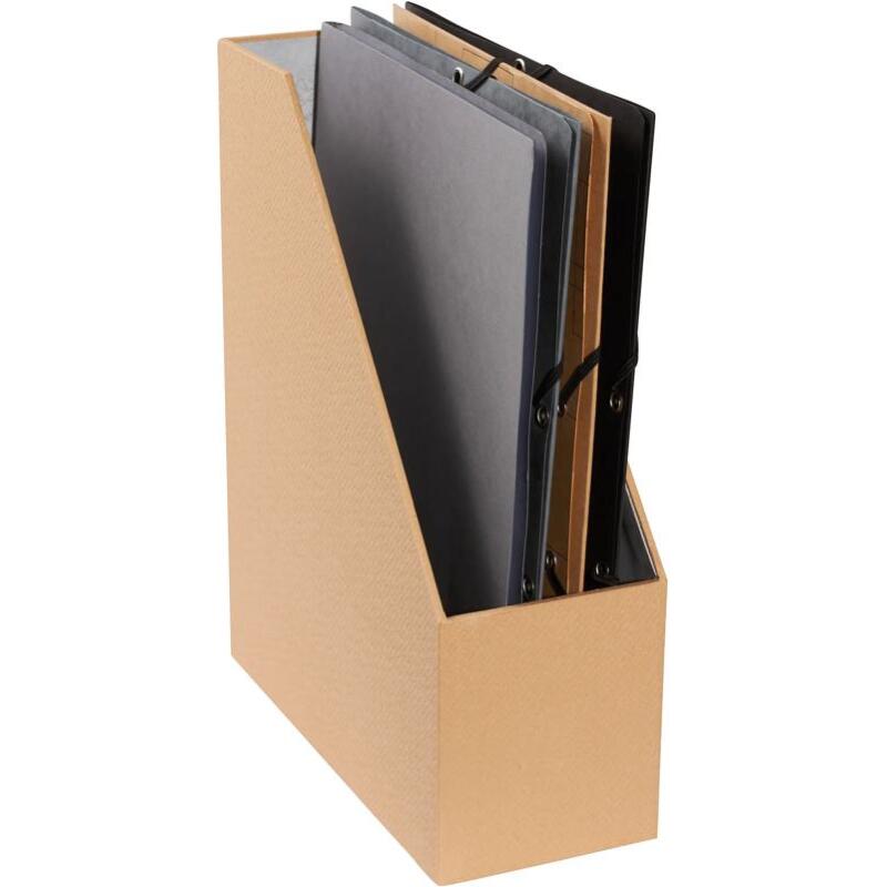 Porte-revues OfficeByMe dos 100mm - Beige
