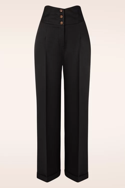 Banned Retro Her Favourite broek in zwart