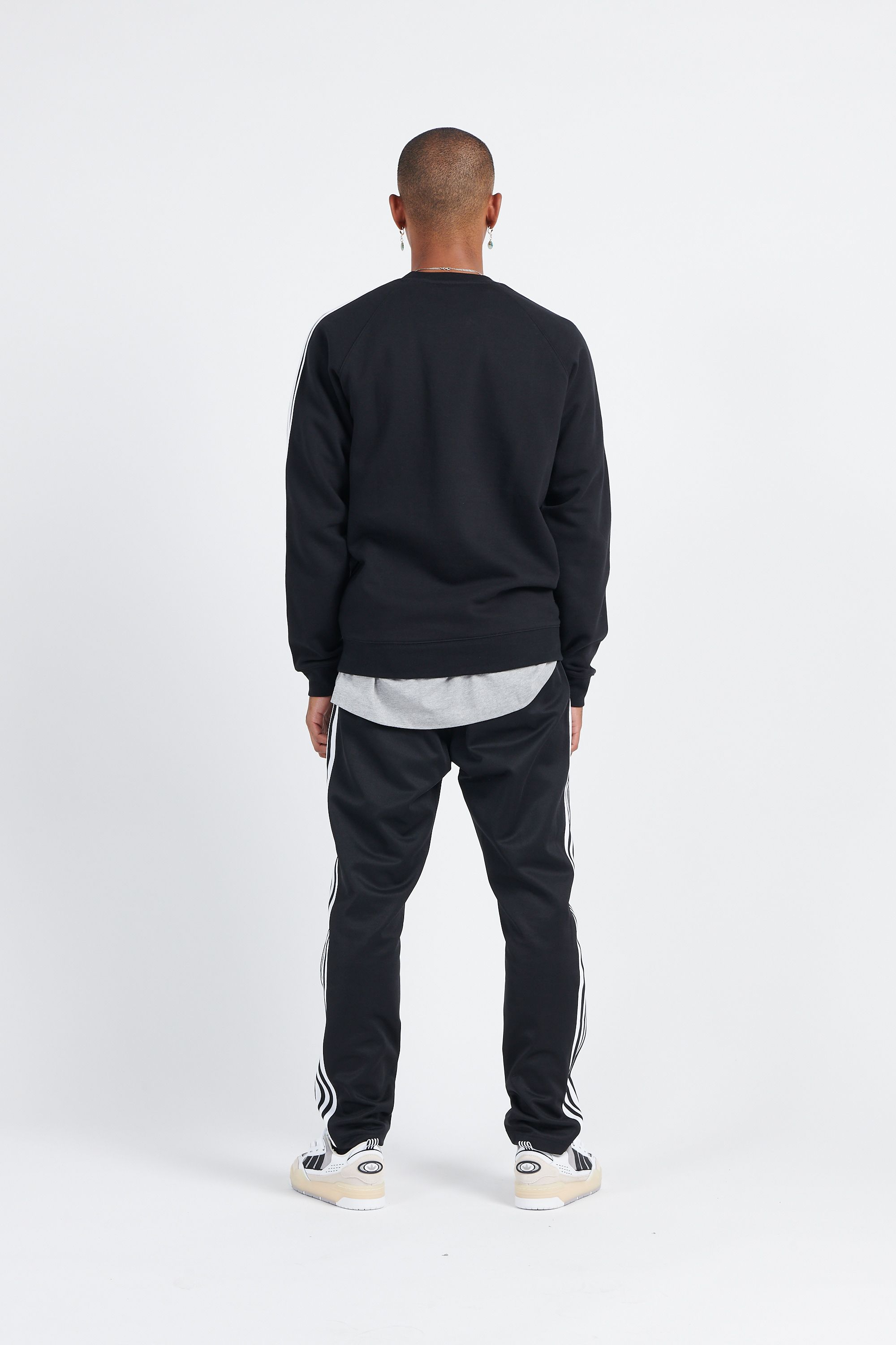 ADIDAS Sweat 3-STRIPES CREW Noir