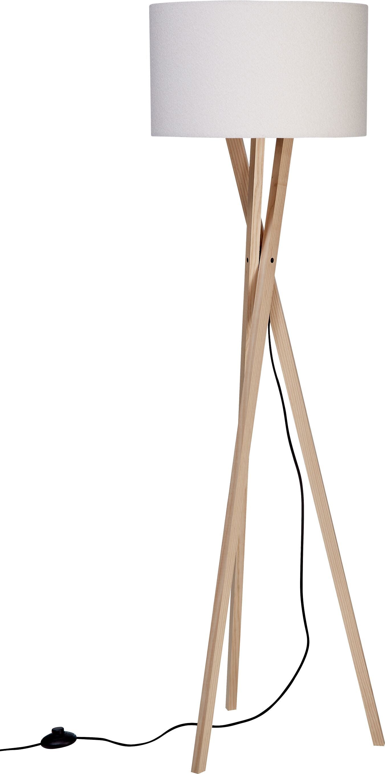 MIX&MATCH KAROL Stehleuchtenfuss - Natur / H: 120.0 cm x D: 46.0 cm