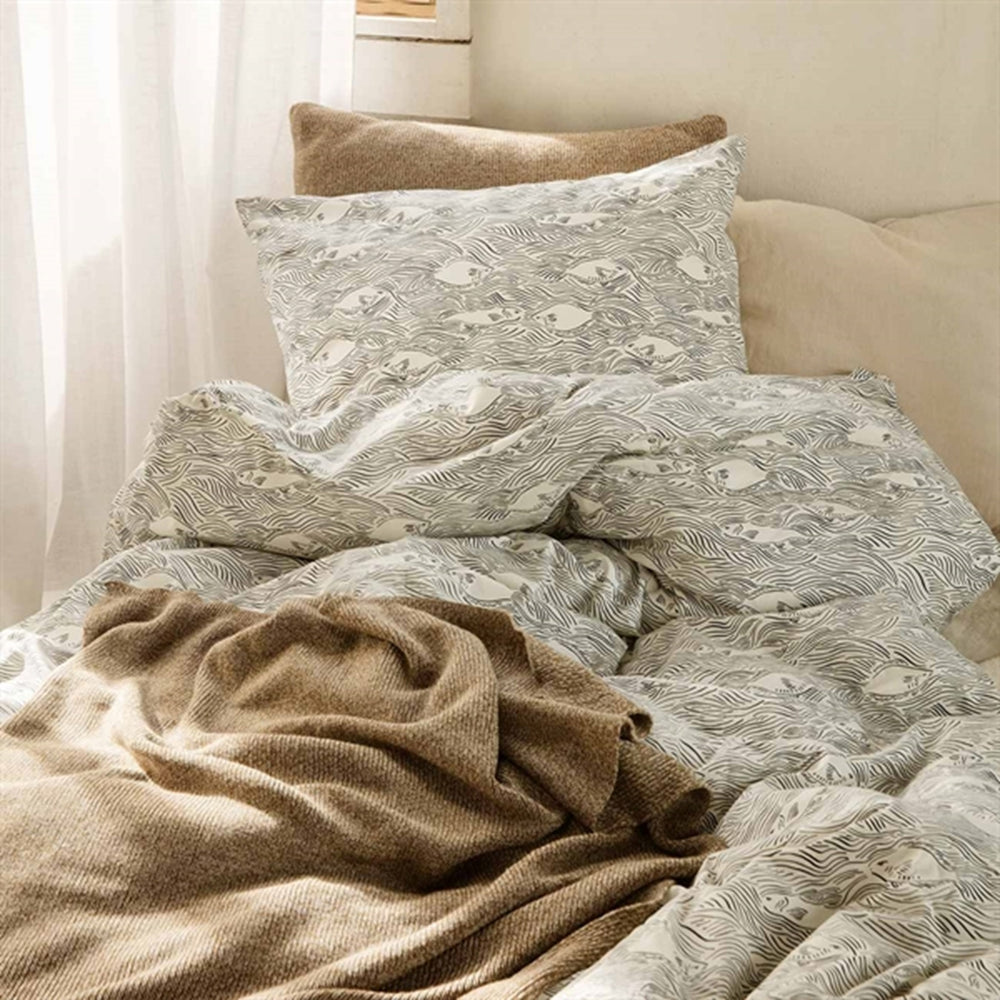 Bedding Stream Offwhite - Ferm Living → Luksusbaby.dk