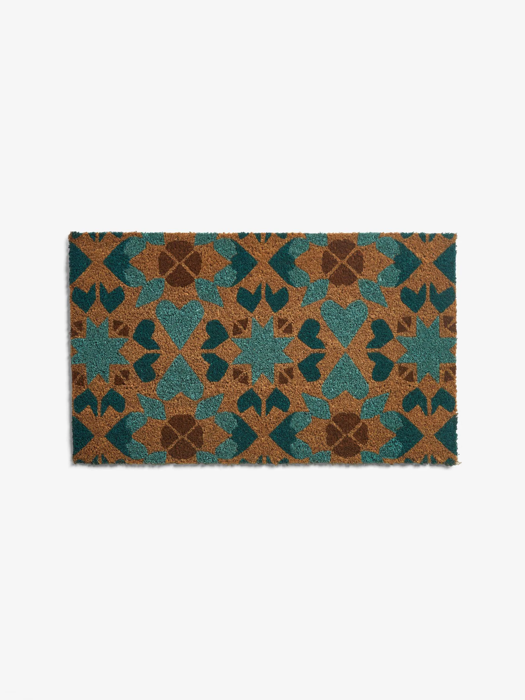 Bright Tile Coir Doormat