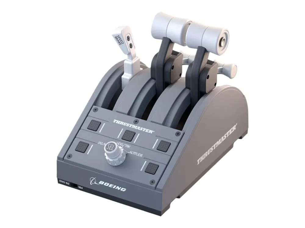 Thrustmaster Civil Aviation (TCA) Yoke Pack Boeing Edition - Spænde og speeder - kablet - for PC, Microsoft Xbox One, Microsoft Xbox Series S, Microsoft Xbox Series X