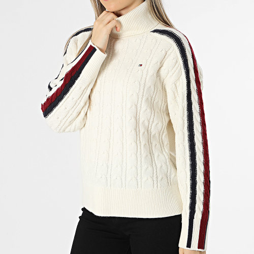 Pull Col Roulé Femme 0831 Beige