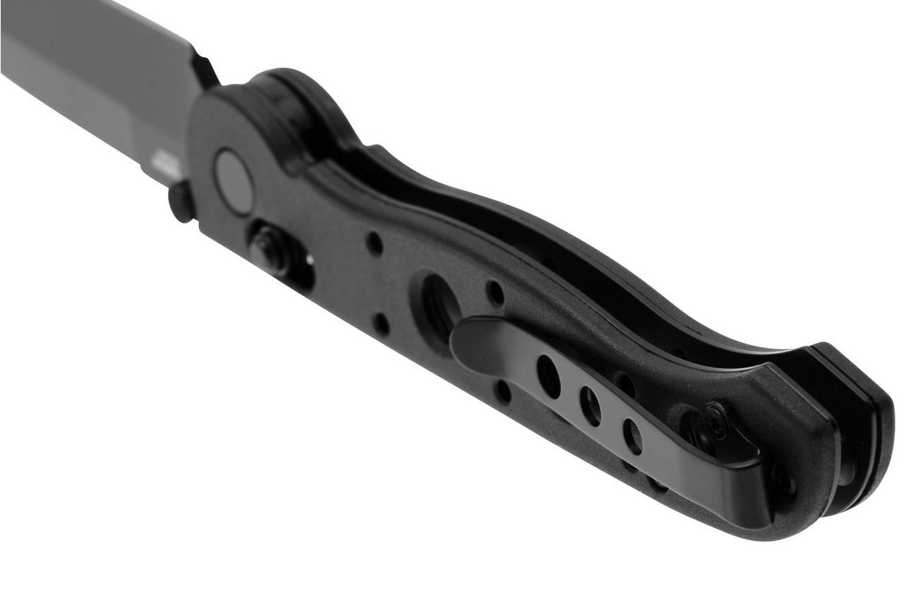 CRKT M16 Crossbar Lock Spear Point M16-03XK Black EDP D2, Black Grivory, zakmes, Kit Carson design