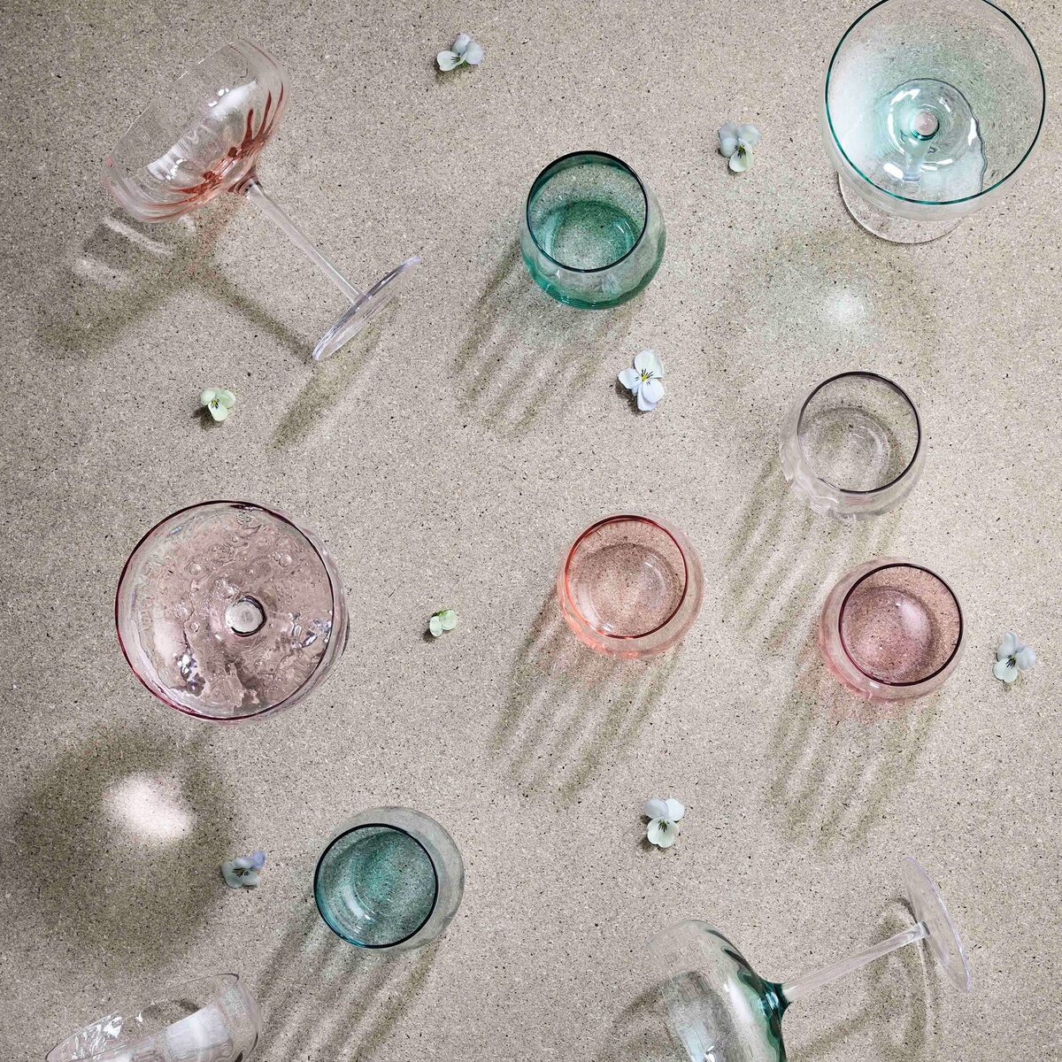 Champagne-/cocktailglass 30 cl, grønn