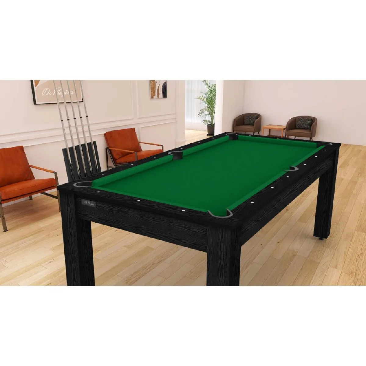 Jardindeco Arizona - Noir boisé et Vert
