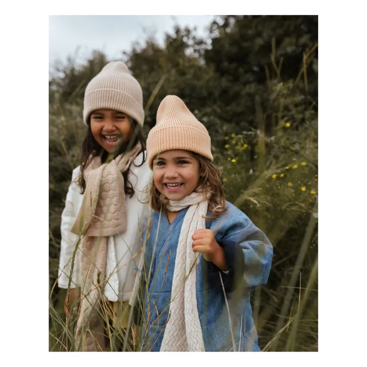 Hvid Bonnet en Mérinos Fonzie | Beige