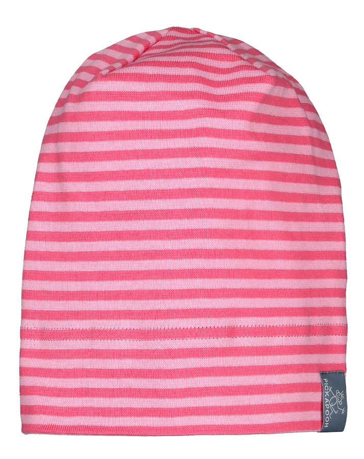 Beanie RAP STRICK gestreift in pink/rosa