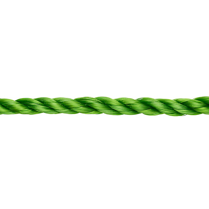 Corde torsadée en polypropylène verte Diall ø10 mm, 7.5 m
