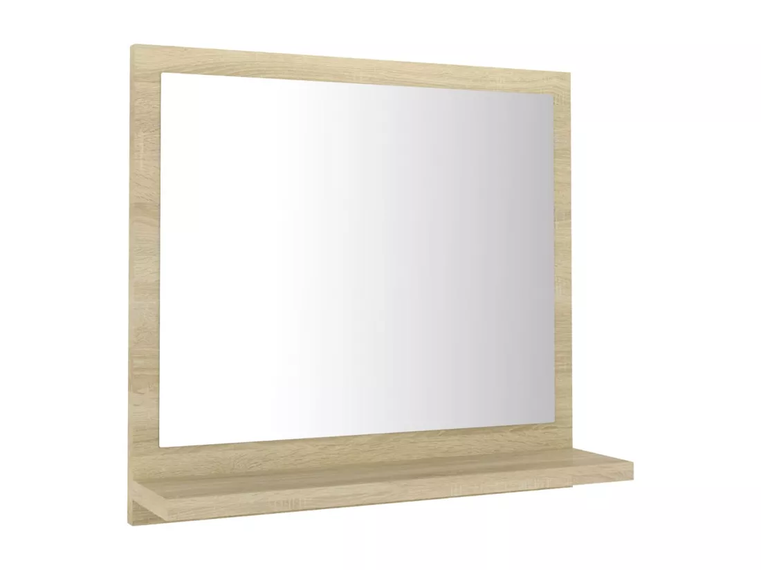 Miroir salle de bain chêne sonoma 40x10,5x37cm Bois ingénierie