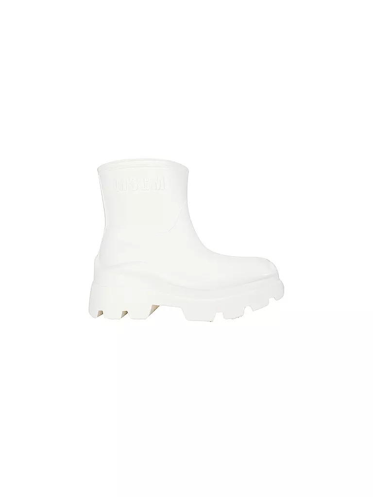 MSGM Gummistiefel weiss