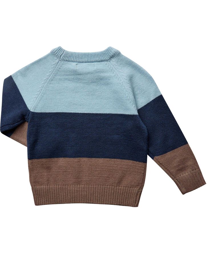 Fliink ALON BALLOON PULLOVER Dream blue stripe