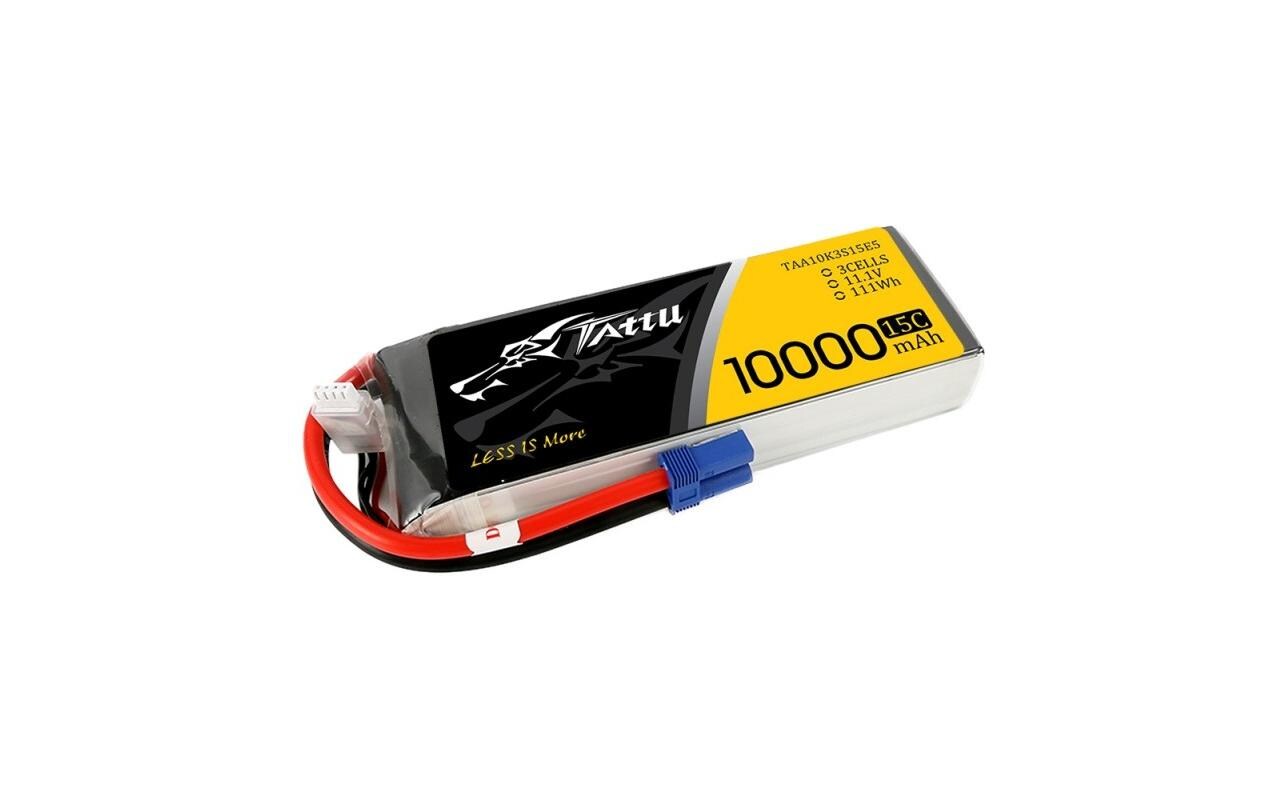 RC-Akku LiPo 10000 mAh 11.1 V 15C<br>3S LiPo-Akku für Multikopter mit EC5 Stecker