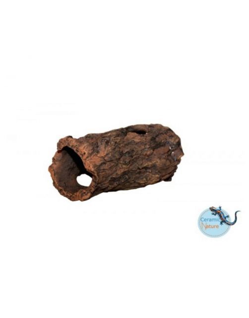 Ceramicnature Log - Aquarium - Ornament - 15xø6 cm Bruin S