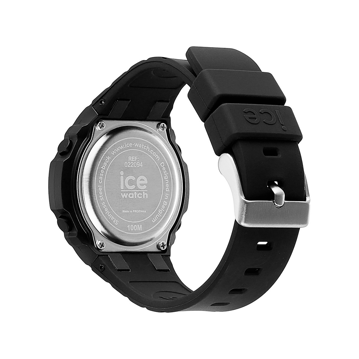 Montre ICE WATCH ice digit ultra femme bracelet silicone noir