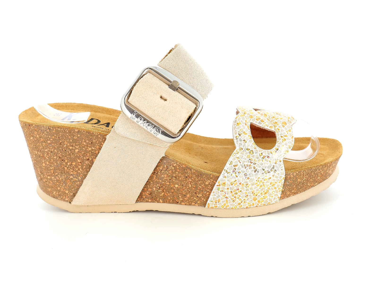 K. daques-ALBON Cuir Beige Clair