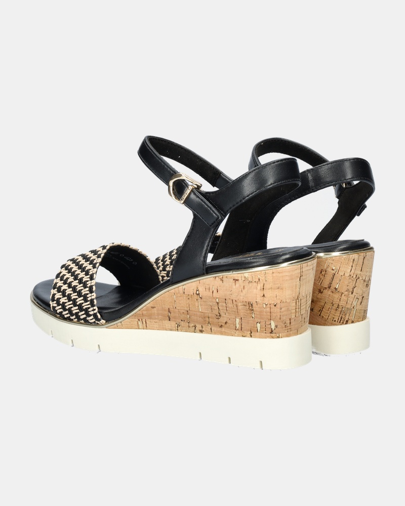 Tamaris Sandalen  - zwart