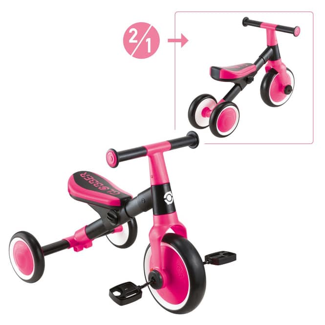 Globber - 2in1 Dreirad - Learning Trike - pink